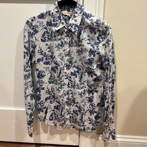 Brooks Brothers Floral Dress Shirt, Size 2